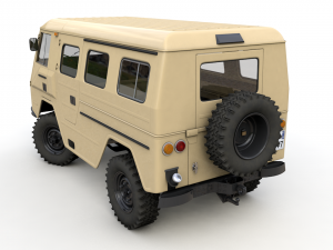 volvo laplander c202 1977 3D 模型