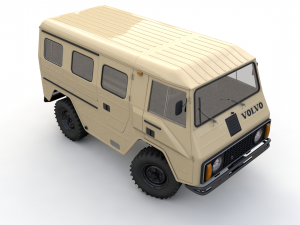 volvo laplander c202 1977 3D 模型