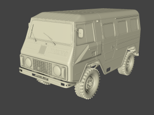 volvo laplander c202 1977 3D 模型