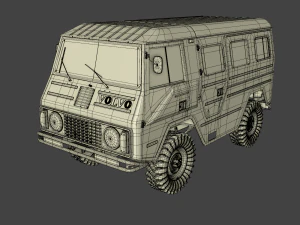 volvo laplander c202 1977 3D Model