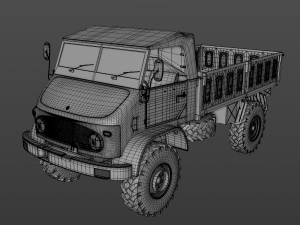 mercedes unimog model series 404 Modello 3D