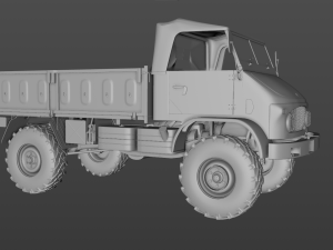 mercedes unimog model series 404 Modello 3D