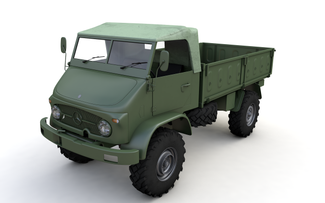 mercedes unimog model series 404 Modello 3D .c4d .max .obj .3ds .fbx .stl .blend 
