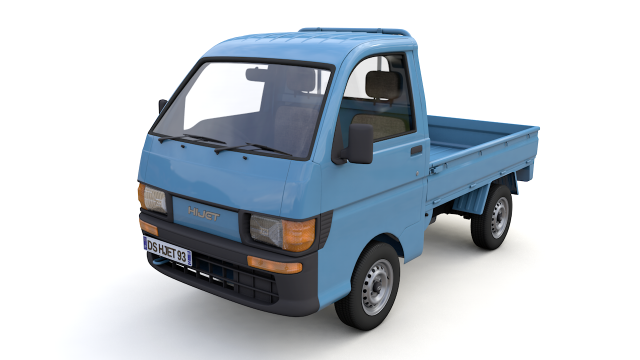 daihatsu hijet climber 1994 3D 모델 .c4d .max .obj .3ds .fbx .stl .blend 