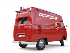 volkswagen t1 rennsport porsche 1965 Model 3D