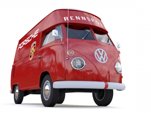 volkswagen t1 rennsport porsche 1965 Model 3D