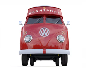 volkswagen t1 rennsport porsche 1965 3D Model