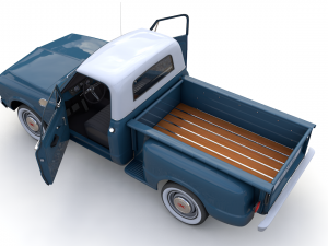 gmc c10 pickup stepside 1967 3D Model