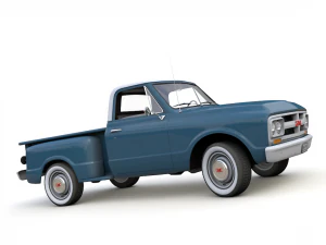 gmc c10 pickup stepside 1967 3D Model