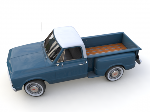 gmc c10 pickup stepside 1967 3D Model