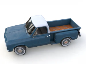 gmc c10 pickup stepside 1967 3D Model