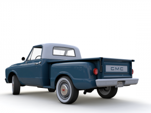 gmc c10 pickup stepside 1967 3D Model