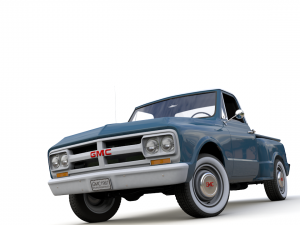 gmc c10 pickup stepside 1967 3D Model
