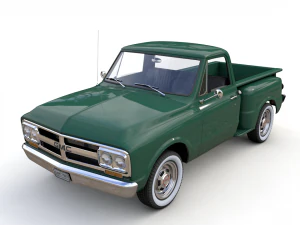 gmc c10 pikap basamağı 1968 3D Model