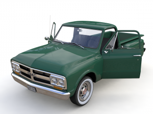 gmc c10 pickup stepside 1968 3D Model