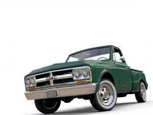 gmc c10 pickup stepside 1968 3D Model