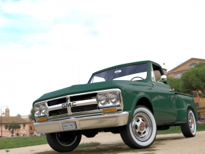 gmc c10 pickup stepside 1968 3D Model