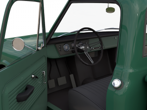 gmc c10 pickup stepside 1968 3D Model