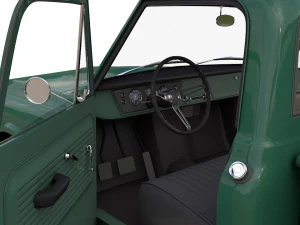 gmc c10 pickup stepside 1968 3D Model