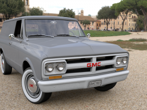 gmc panel truck 1967 3D 模型