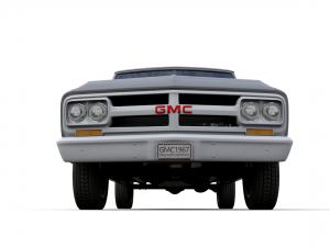 gmc panel truck 1967 3D 模型