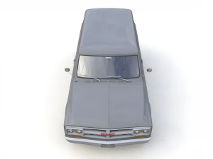 gmc panel truck 1967 3D Model