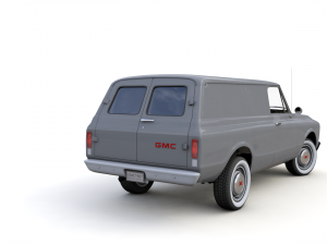 gmc panel truck 1967 3D 模型