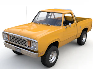 Dodge Power Wagon W200 1977 Modèle 3D