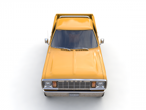 dodge power wagon w200 1977 Modello 3D