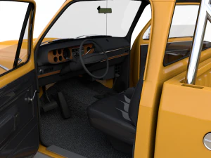 dodge power wagon w200 1977 3D Model