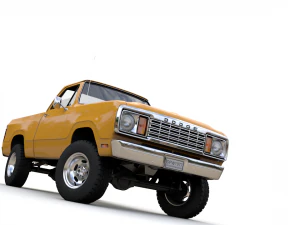 dodge power wagon w200 1977 3D Model