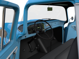 gmc 100 pickup fleetside long 1959 Model 3D