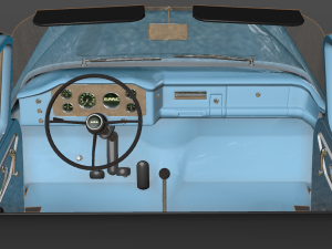 gmc 100 pickup fleetside long 1959 Model 3D