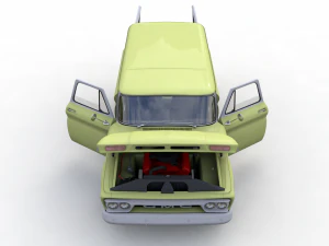 gmc panel truck 1964 3D Model