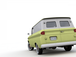 gmc panel truck 1964 3D-Modell