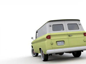 gmc panel truck 1964 3D Model