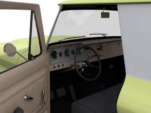 gmc panel truck 1964 3D Model