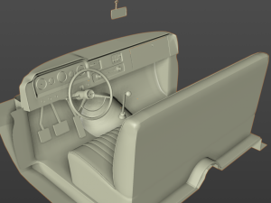 gmc panel truck 1964 3D-Modell