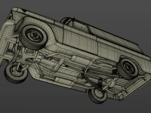 gmc panel truck 1964 3D Model