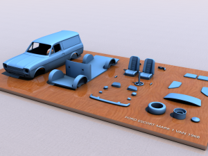 ESCORT MARK 1 1968 Modelo de Impressão 3D