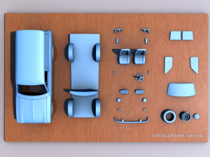 ESCORT MARK 1 1968 Modelo de Impressão 3D