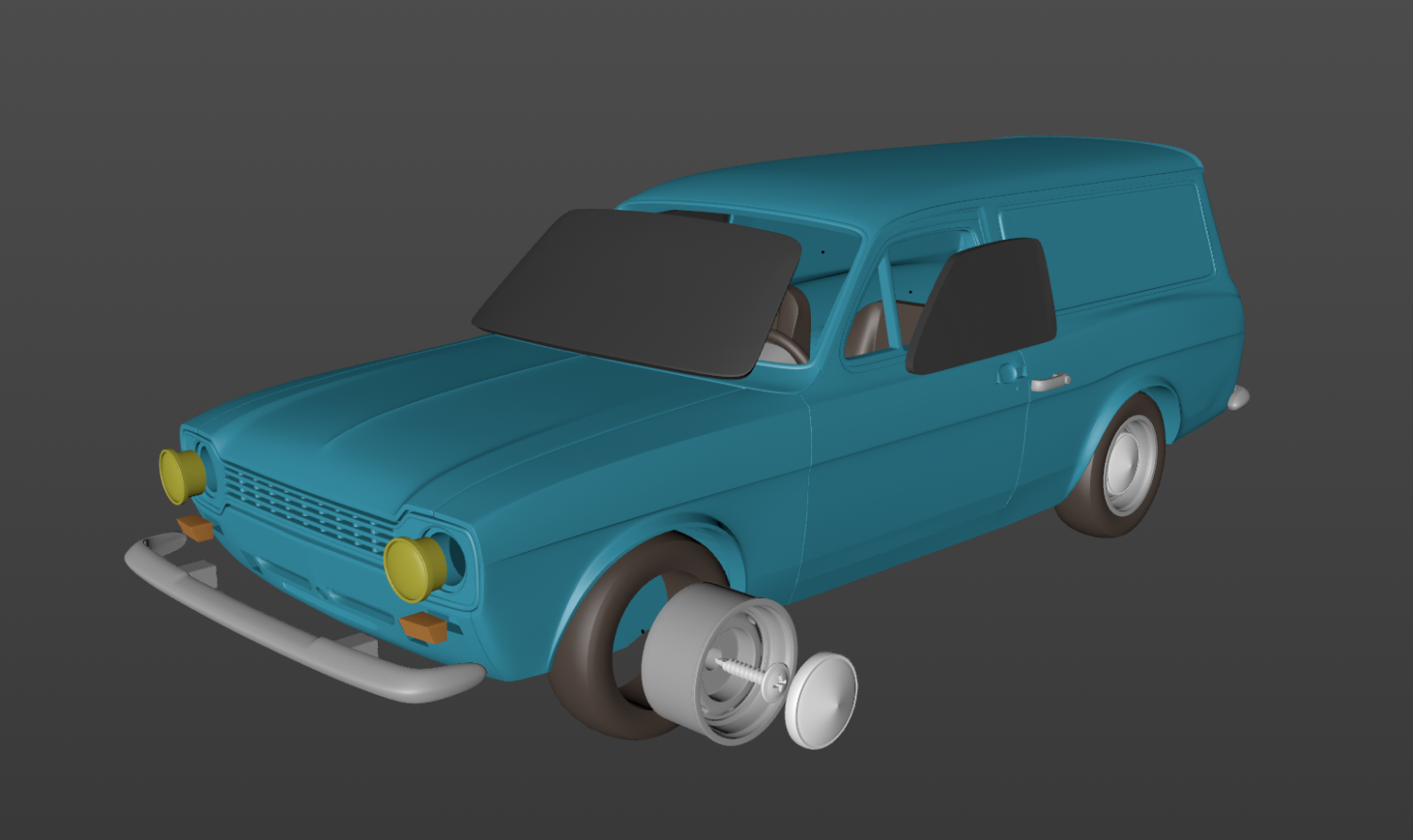 ESCORT MARK 1 1968 3D Принт Модель In Транспорт 3DExport