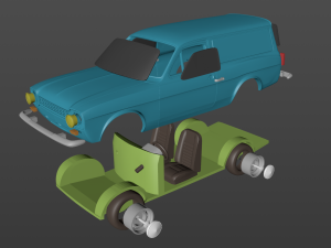 ESCORT MARK 1 1968 Modelo de Impressão 3D