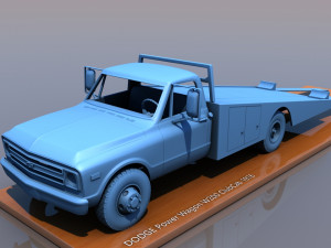 chevy c10 cow truck 1968 3D 프린트 모델