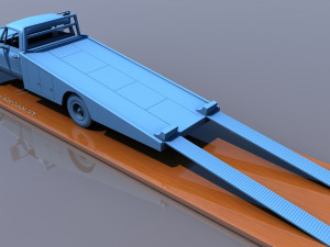 chevy c10 cow truck 1968 3D Print Model