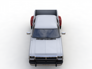 DODGE POWER RAM 250 CREWCAB 1991 Model 3D