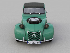 CITROEN SAHARA 2CV 1964 3D Модель
