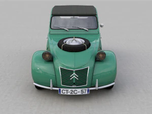 CITROEN SAHARA 2CV 1964 3D Model