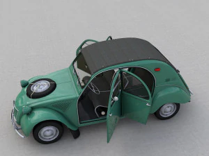 CITROEN SAHARA 2CV 1964 3D Model