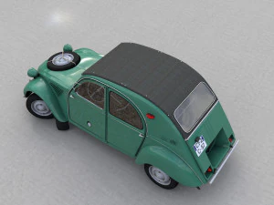 CITROEN SAHARA 2CV 1964 3D Model